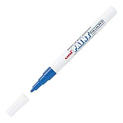 Uni-Paint Markers, Fine Point, Blue