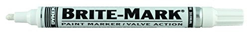 DYKEM BRITE-MARK Medium Tip Paint Marker, White