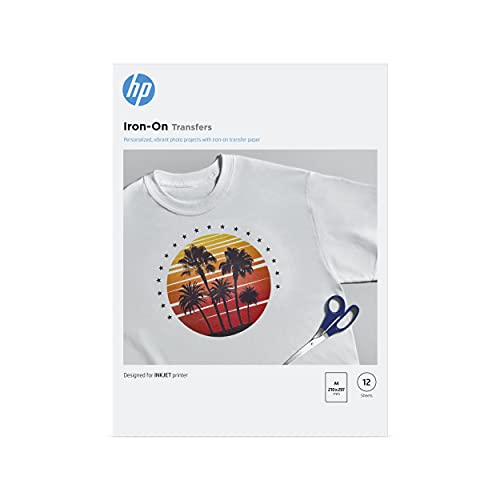 HP Iron On Transfer Paper | 8.5x11 | 12 Sheets