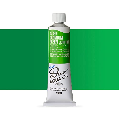 Holbein Duo Aqua Oil Cadmium Green Light Hue (A) 40ml