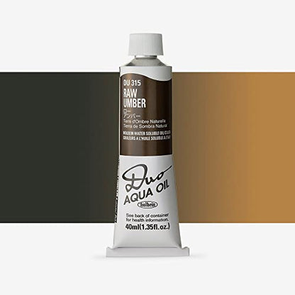 Holbein Duo Aqua Oil Raw Umber (A) 40ml