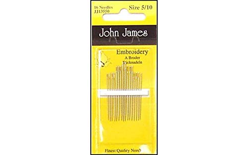 Colonial Needle Crewel/Embroidery Hand Needles-Size 5/10 16/Pkg