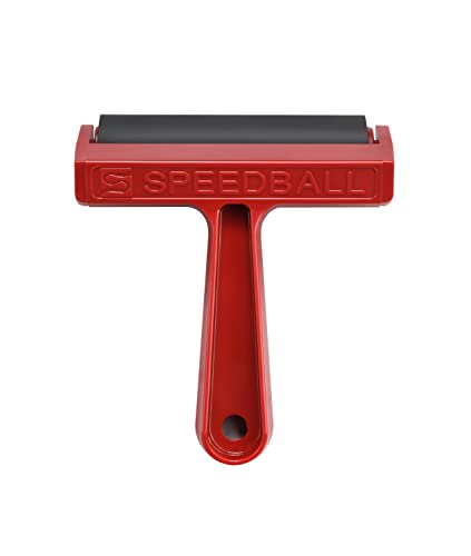 Speedball Pop-In Hard Rubber Brayer, 4-Inch