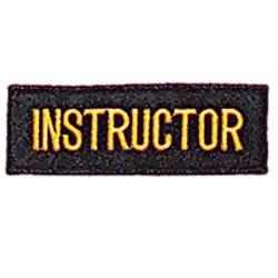 Patch - ''Instructor'' Rectangular Emblem