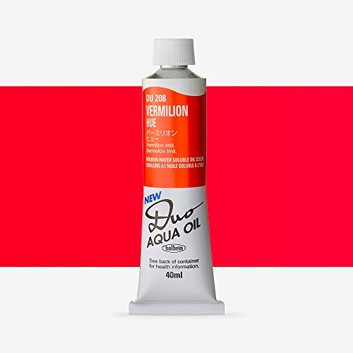 Holbein Duo Aqua Oil Vermilion Hue (A) 40ml