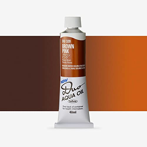 Holbein Duo Aqua Oil Brown Pink (B) 40ml