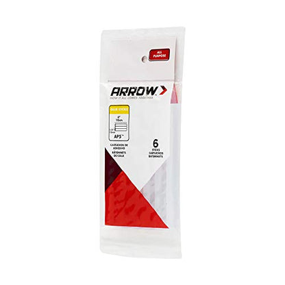 Arrow AP5 All Purpose 1/2-Inch Glue Sticks, 6-Pack