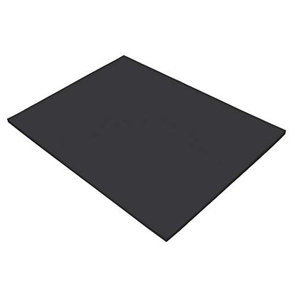 Pacon Tru-Ray Construction Paper, 18-Inches by 24-Inches, 50-Count, Black (103093)