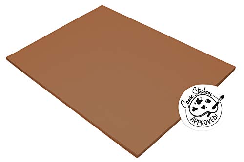 Pacon Tru-Ray Construction Paper, 18-Inches by 24-Inches, 50-Count, Warm Brown (103089)