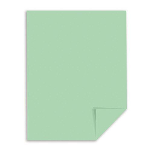 Wausau Paper 82351 Neenah Exact Vellum Bristol, 67 lb, 8.5 x 11 Inches, 250 Sheets, Green