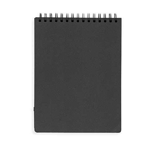 OOLY, DIY Sketchbook, Large, 11" x 8", Black (118-SK-BLK)