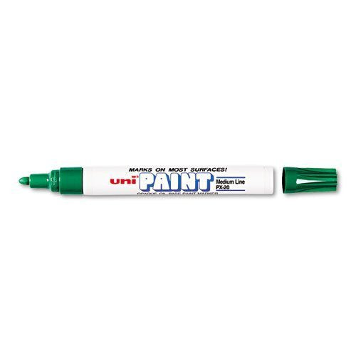 Uni-Paint PX-20 Oil-Based Paint Marker, Medium Point, Green, 1-Count