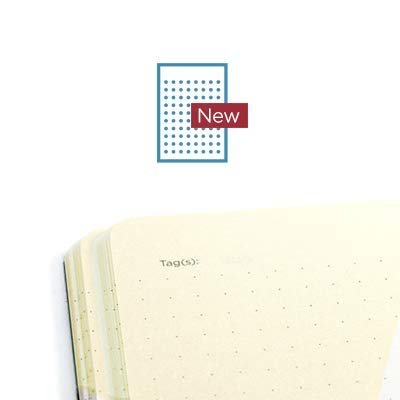 Navy Journal with Dot Grid Pages: DIY Table of Contents, 185 Numbered Pages, Archival Stickers, Premium Paper 5.75" x 8.25", Pocket, Bookmark. Perfect Bible Journal or Diary.