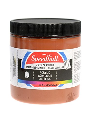 Acryl Screen Printing Ink Size: 2.88" x 2.88", Brown