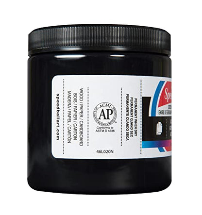 Speedball Acrylic Screen Printing Ink, 8-Ounce, Black