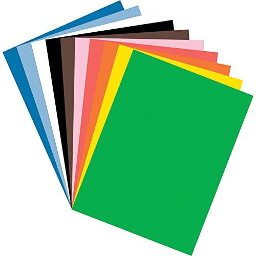 Tru-Ray® Construction Paper, 50% Recycled, Assorted Colors, 12" x 18", Pack Of 50