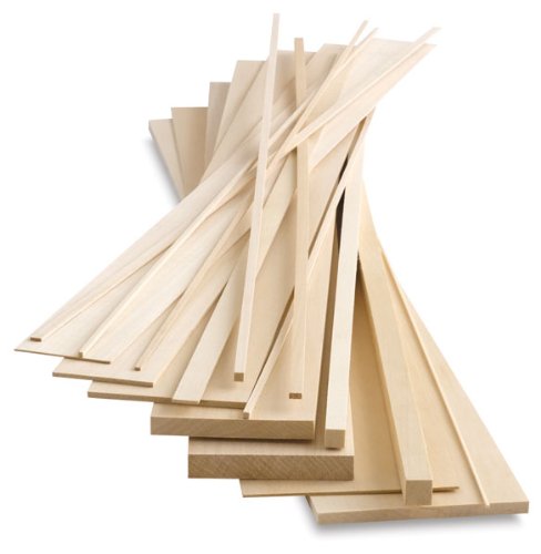 Midwest Products Co. Basswood Strips 1/16 x 1/8 x 24 30 MID4024 Wood Building Supplies