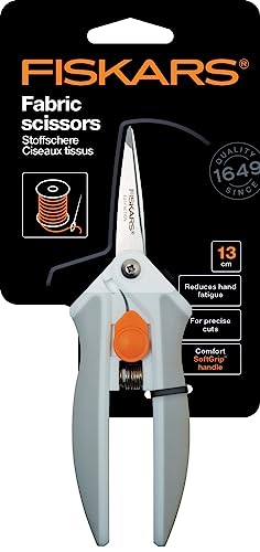 Fiskars 1905001001 Softouch Scissors, 5 in. Length, 1-3/4 in. Cut