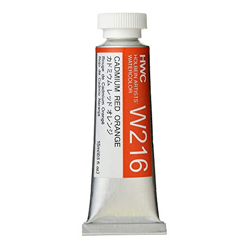 Holbein Artist's Watercolor 15ml Tube (Cadmium Red Orange) W216