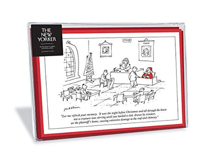 Nelson Line The New Yorker Cartoon The Night Before Christmas Holiday Cards (Box of 8)