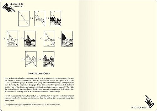 Piccadilly Sketching Made Easy | Guided Sketchbook | Flat-lay Drawing Notebook | Acid & Wood-Free Paper | 200 pages, Model: 9781608634552