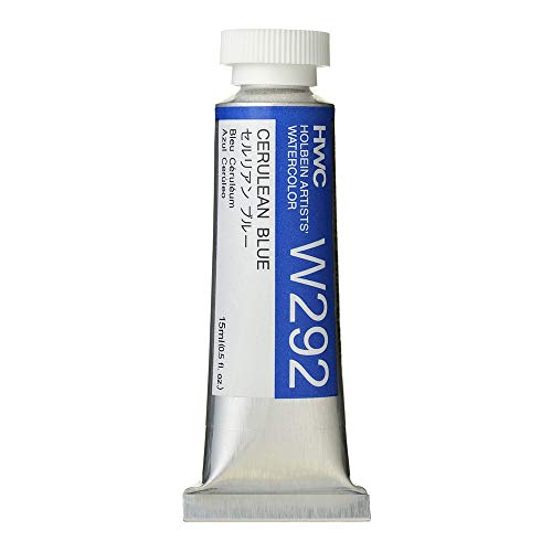 Holbein Artist's Watercolor 15ml Tube (Cerulean Blue) W292