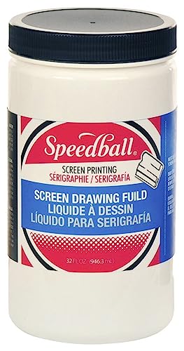 Speedball Non-Toxic Water Soluble Screen Drawing Fluid, Quart