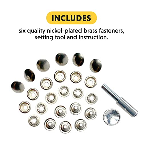 General Tools 1265 Snap Fastener Kit with 6 Fasteners