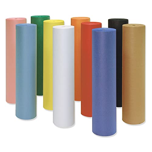 Riverside Paper Decorol Flame Retardant Colored Paper Rolls, 36in. x 1000ft., Orange