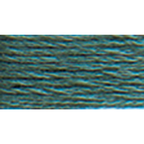 DMC 117-3768 Mouline Stranded Cotton Six Strand Embroidery Floss Thread, Dark Grey Green, 8.7-Yard