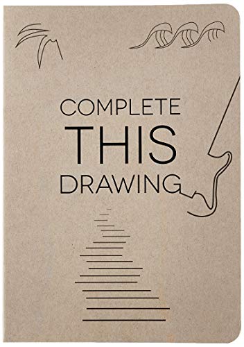 Piccadilly Complete the Drawing | Guided Sketchbook | Flat-lay Drawing Notebook | Acid & Wood-Free Paper | 200 pages (9781620096901)