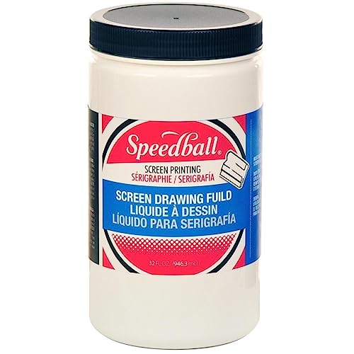 Speedball Non-Toxic Water Soluble Screen Drawing Fluid, Quart