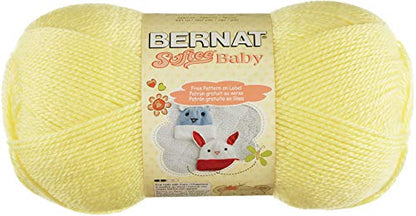 Bernat Softee Baby Yarn, 5 oz, Gauge 3 Light, Lemon