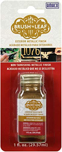 American Art Clay AMO76641 Brush N Leaf Exterior Old Gold