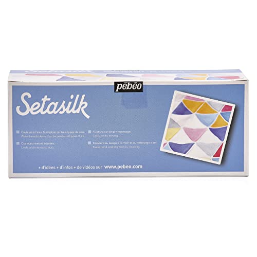 PEBEO PE269000 Discovery Silk Paint Set 45ml 10/Pkg-Setasilk, 1.5 Fl Oz (Pack of 10)