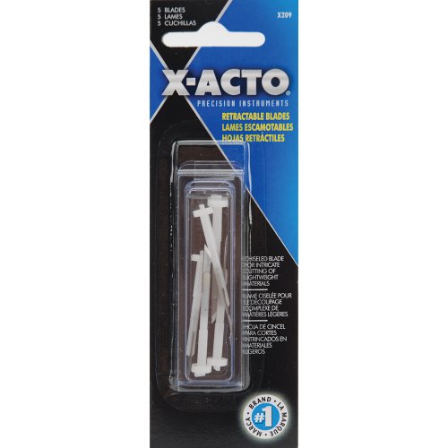 X-Acto Retractable Blade Knife Refill Blades - 5/Pkg