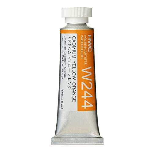 Holbein Artist's Watercolor 15ml Tube (Cadmium Yellow Orange) W244