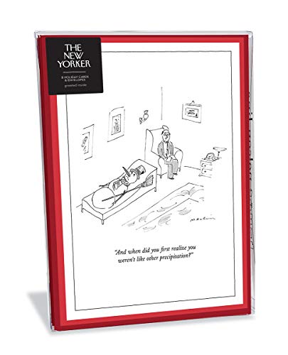 Nelson Line The New Yorker NYX068B Cartoon Other Precipitation Holiday Cards (Box of 8)