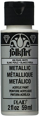 FolkArt K659 PAINT ACRYLIC METALLIC PEARL 2OZ, 2 Fl Oz (Pack of 1)