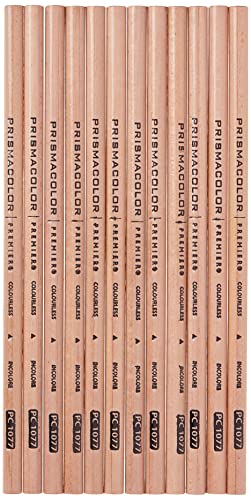 Prismacolor Colorless Blender Pencils, Adult Coloring, 12 Pack