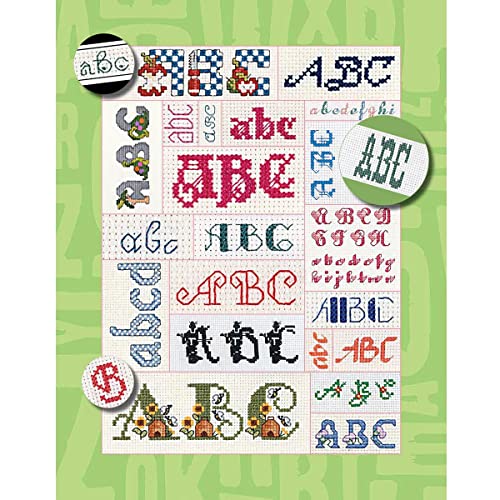 Leisure Arts A Big Collection Of Alphabets Book, Cross Stitch Alphabet Pattern Books, Cross Stitch Letters Bible, Alphabet Cross Stitch Kits, Cross Stitch Letter Patterns