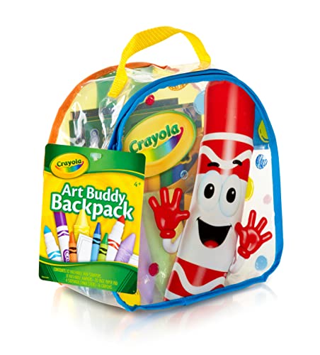 Crayola Art Buddy Kids Backpack & Art Tools Kit, Gift for Kids