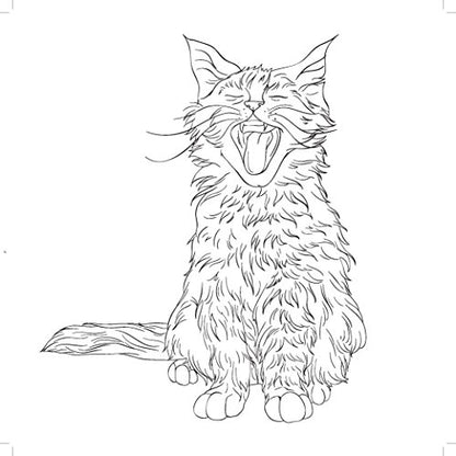 Kaisercraft Colouring Book Cats & Dogs, 25 x 25 x 0.6 cm, White