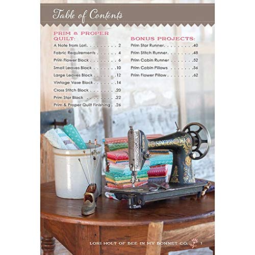 Prim & Proper Book Lori Holt of Bee in My Bonnet for It's Sew Emma #ISE-941