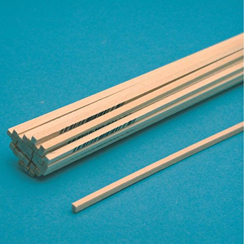 Midwest Products MI4033 Basswood .0938INX.0938INX24IN, 3/32" X3/32, Multicolor