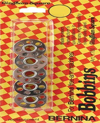 Cameo Bernina Metal Bobbins, 5/Pkg