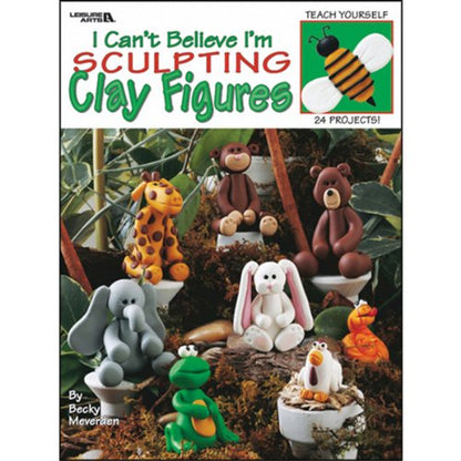 LEISURE ARTS I Cant Believe I'm Sculpting Clay Figure 1976