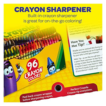 Binney & Smith 809301918874 Crayola(R) Standard Crayon Set, Big Box of 96 Toy