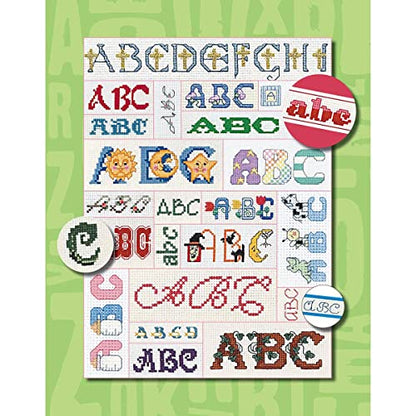 Leisure Arts A Big Collection Of Alphabets Book, Cross Stitch Alphabet Pattern Books, Cross Stitch Letters Bible, Alphabet Cross Stitch Kits, Cross Stitch Letter Patterns