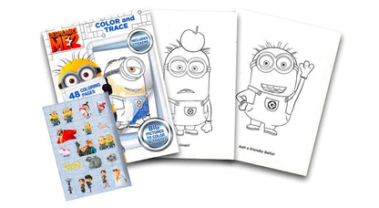 Despicable Me Color & Trace Book